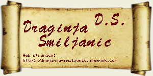 Draginja Smiljanić vizit kartica